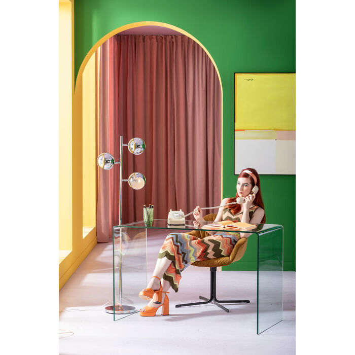 Bureau en verre de Kare