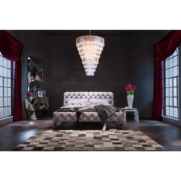 Lit recouvert de velours