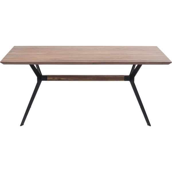 Table en bois massif noyer, 180 x 90 cm, par Kare