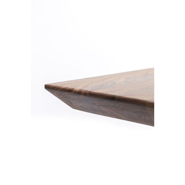 Table en bois massif noyer, 180 x 90 cm, par Kare