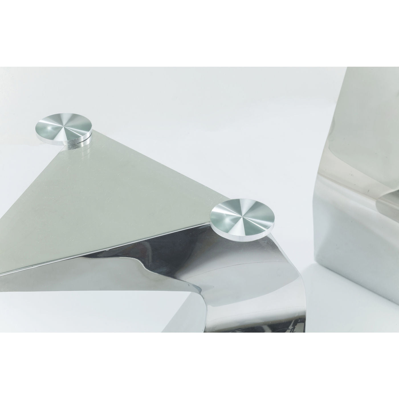 Table de salle à manger chromée 200x100 de Kare