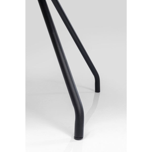 Fauteuil pivotant en tissu argenté de la marque Kare