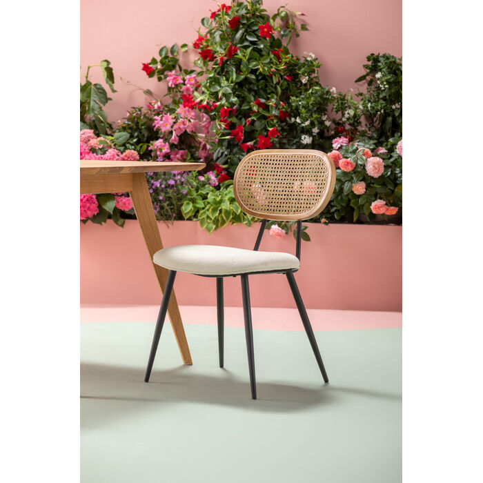 Chaise en rotin tressé de Kare