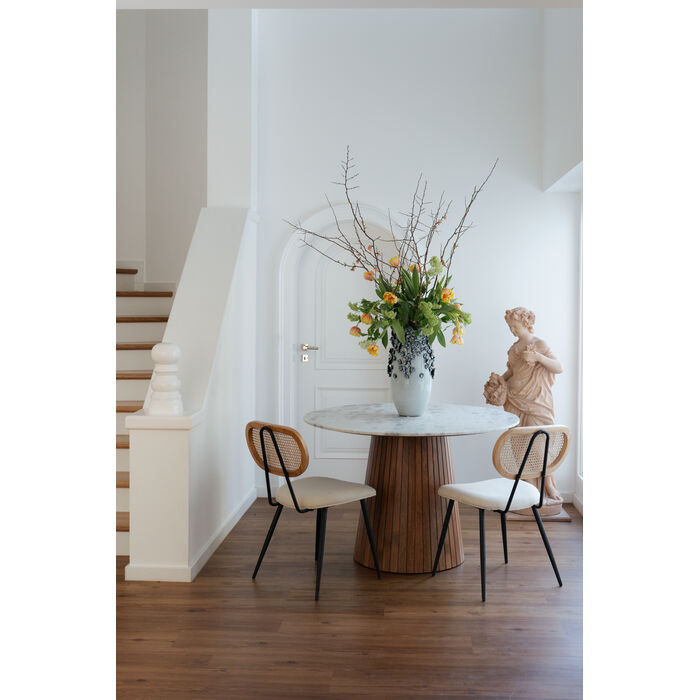 Chaise en rotin tressé de Kare