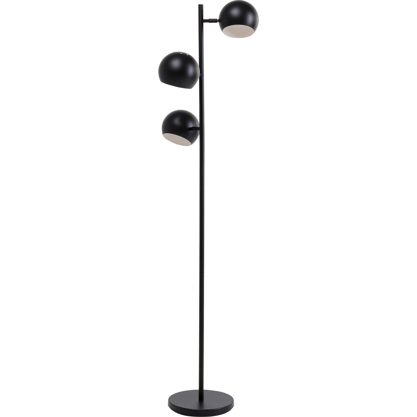 Lampadaire Calotta, noir, lot de 3, 151 cm, KARE
