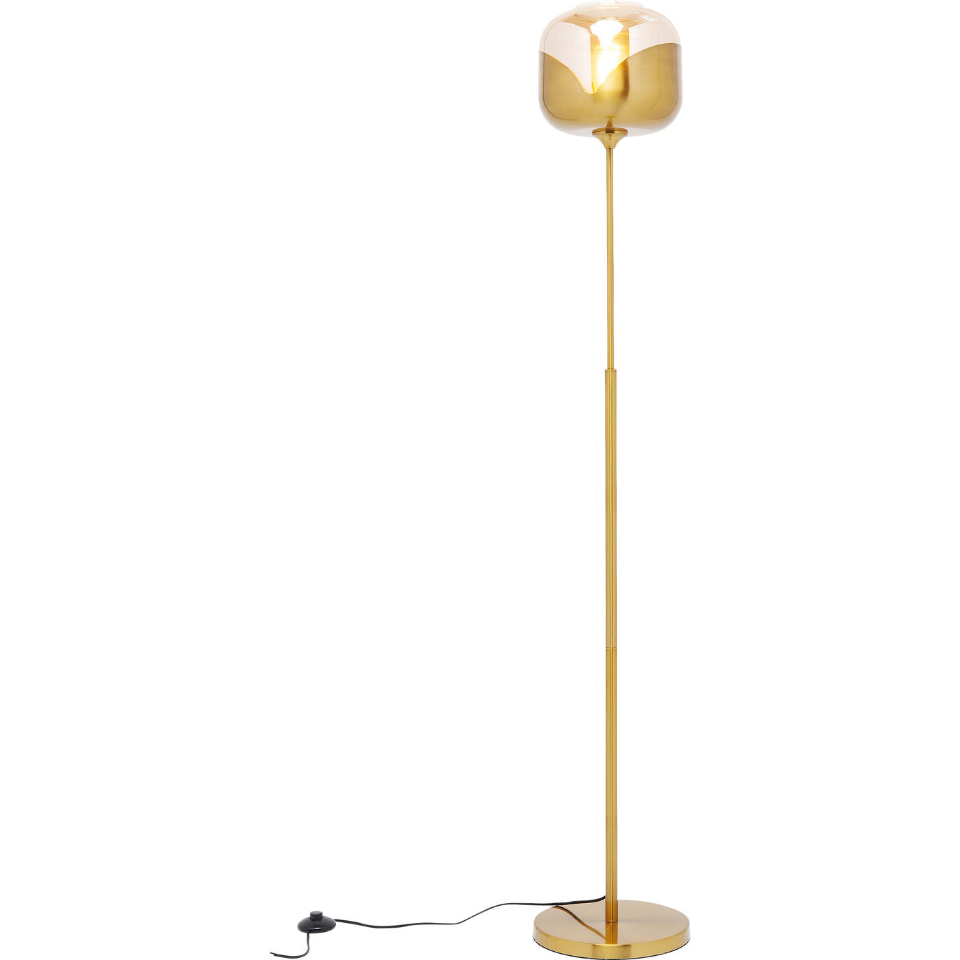 Lampadaire Boule Goblet Dorée 160cm KARE