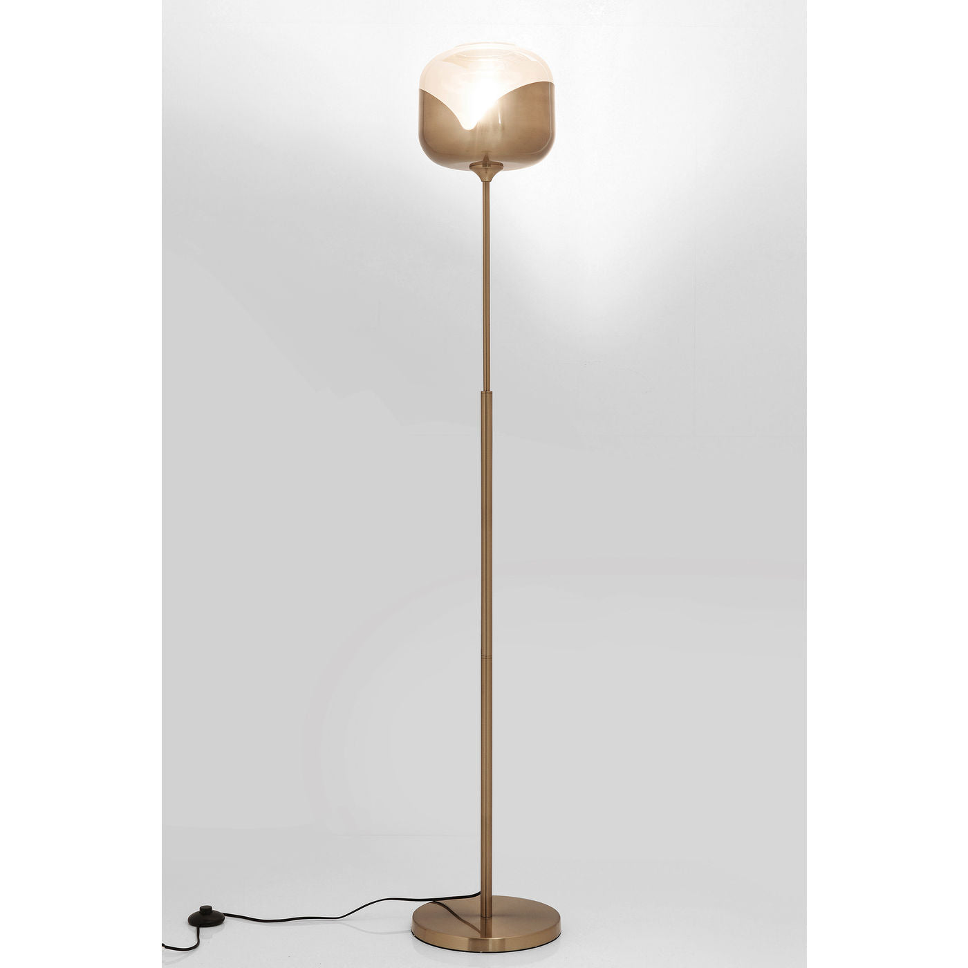 Lampadaire Boule Goblet Dorée 160cm KARE