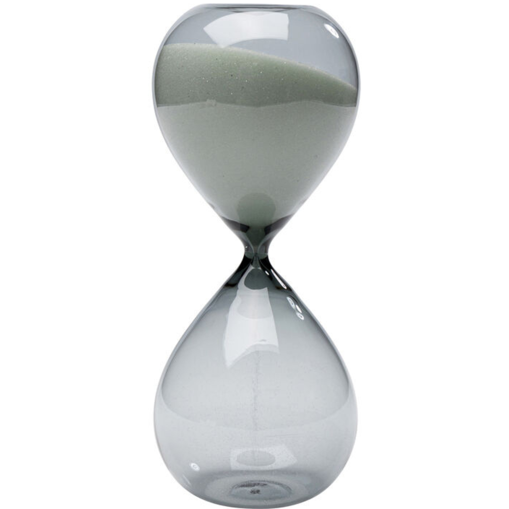 Sablier, noir, 20 cm