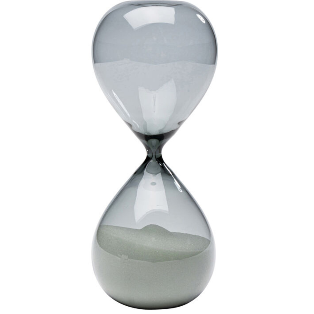 Sablier, noir, 20 cm