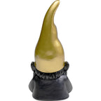 Kare Deko-Figur Zwerg in Schwarz und Gold, 21,5 cm – stilvolle Gnomen-Skulptur für moderne Inneneinrichtung