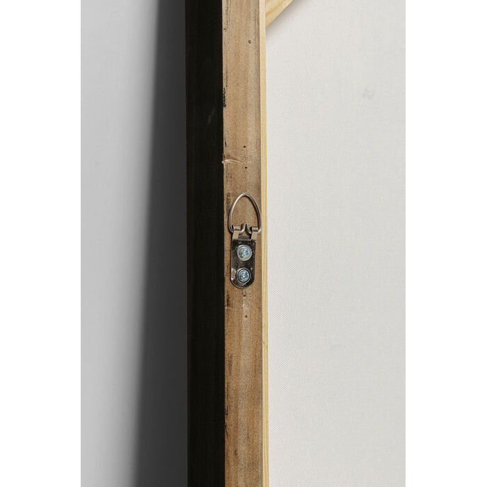 Impression sur toile Vista rouge 90x120 KARE