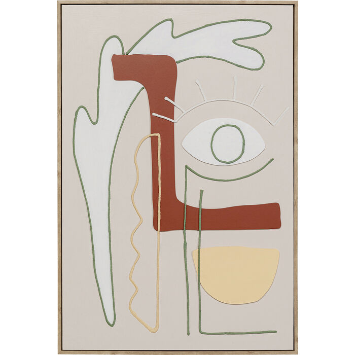 Impression sur toile Art Eye right 60x90 KARE