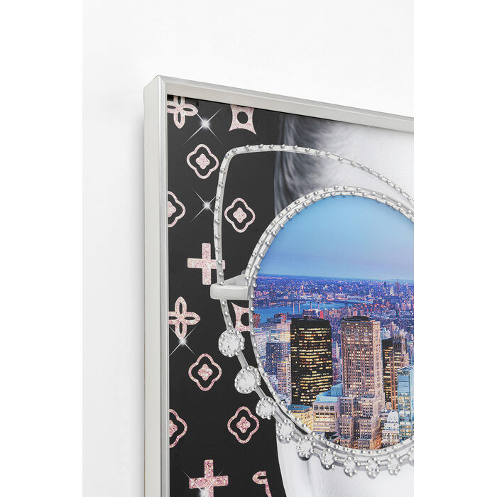 Photo encadrée Vue de New York 80x80 KARE