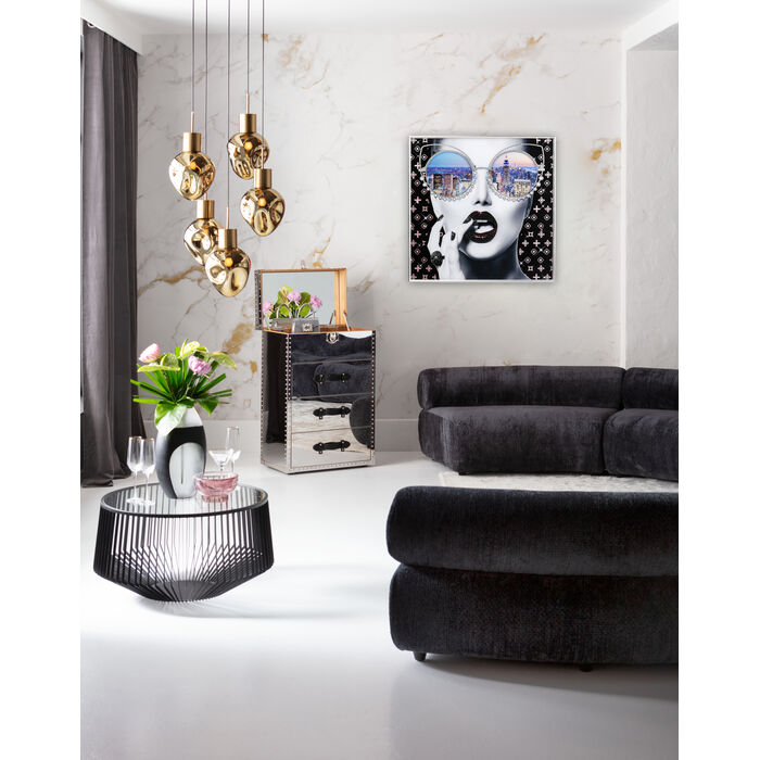 Photo encadrée Vue de New York 80x80 KARE