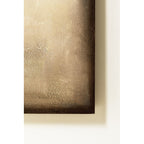 Abstraktes Wandbild in Gold-Bronze-Metallic-Optik, 200x100 cm, mit strukturierter Oberfläche