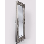 Kare Royal Residence Standspiegel Silber 203x104cm mit barockem Rahmen und Maßangaben