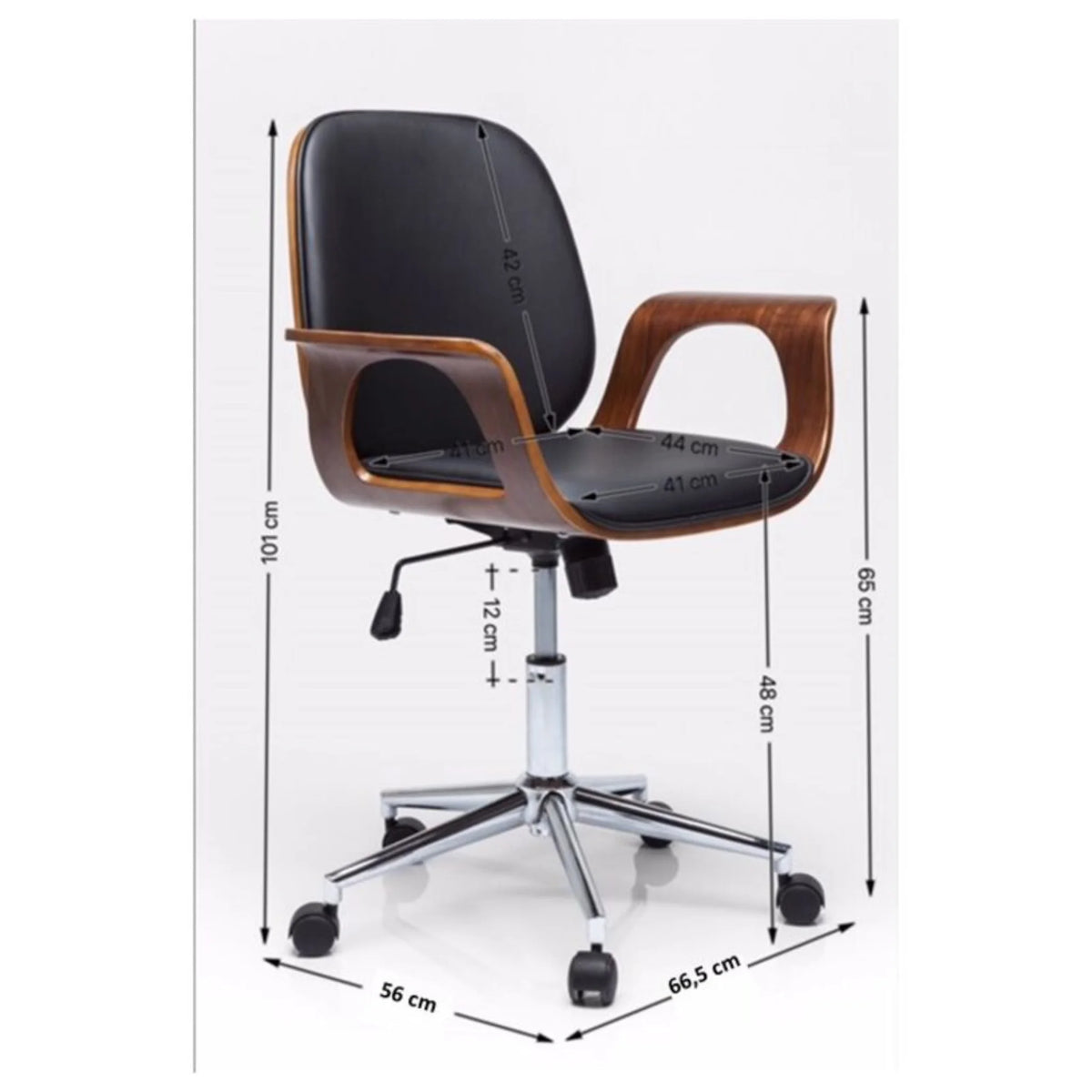 Bürostuhl Patron Walnut KARE