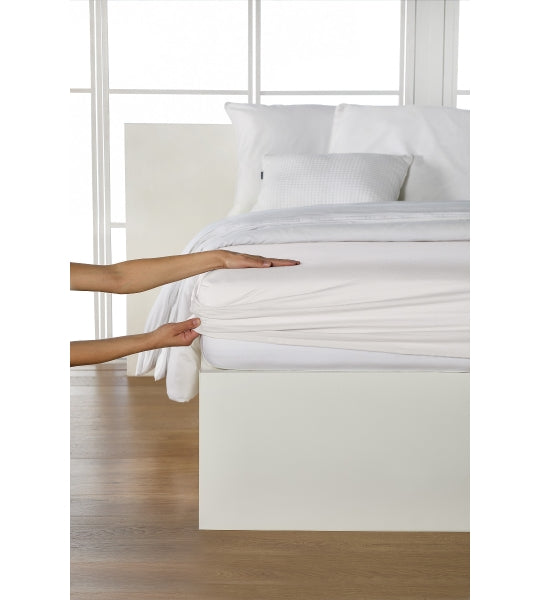 Fixleintuch, Premium-Feinjersey/Elasthan 90-100x200 silber