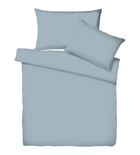 Taie d'oreiller 50 x 70 cm, mélange coton-lin, avec bordure passepoilée