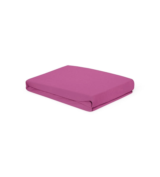 Drap-housse, jersey fin de qualité supérieure/élasthanne 120x200 lilas