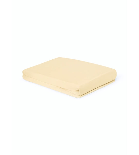 Drap-housse, jersey fin de qualité supérieure/élasthanne 180-200x200 vanille