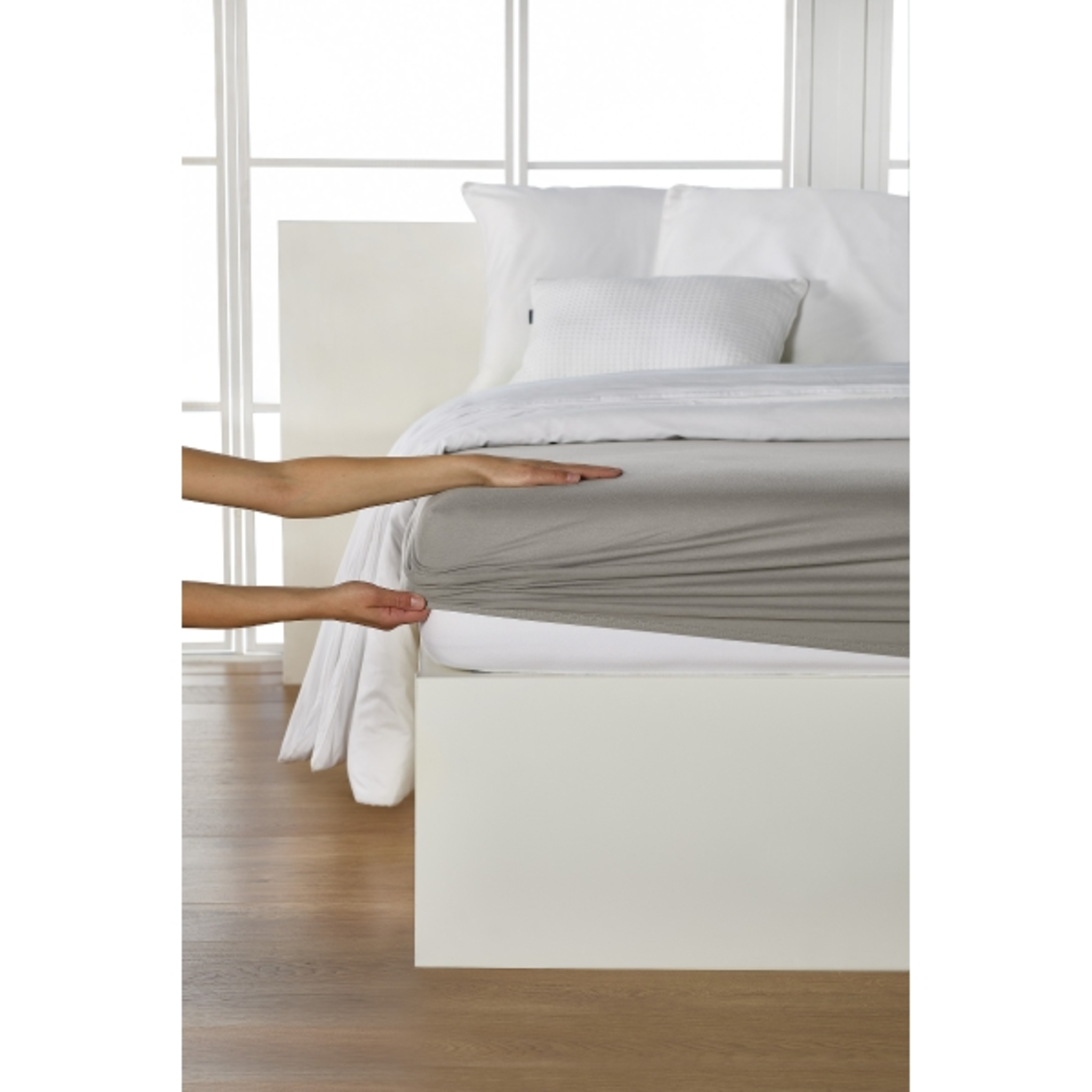 Sommier à ressorts pour drap-housse 180-200 x 200 mm chromé