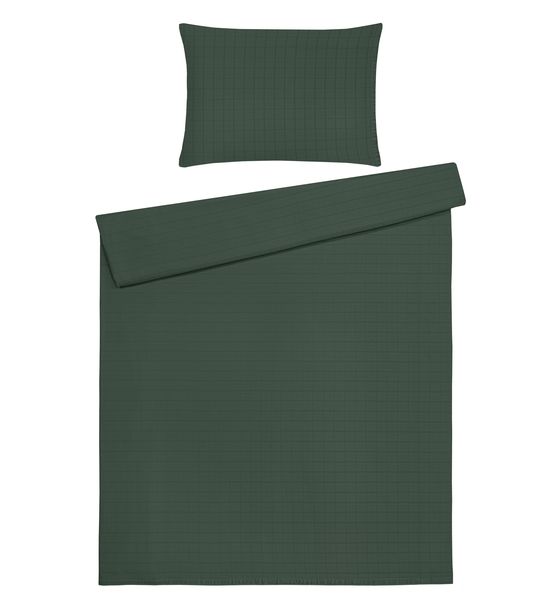 Ensemble Damas, vert foncé, 160x210 / 65x100