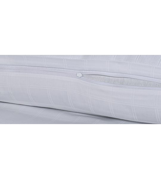 Kissenbezug Damast weiss 50x70