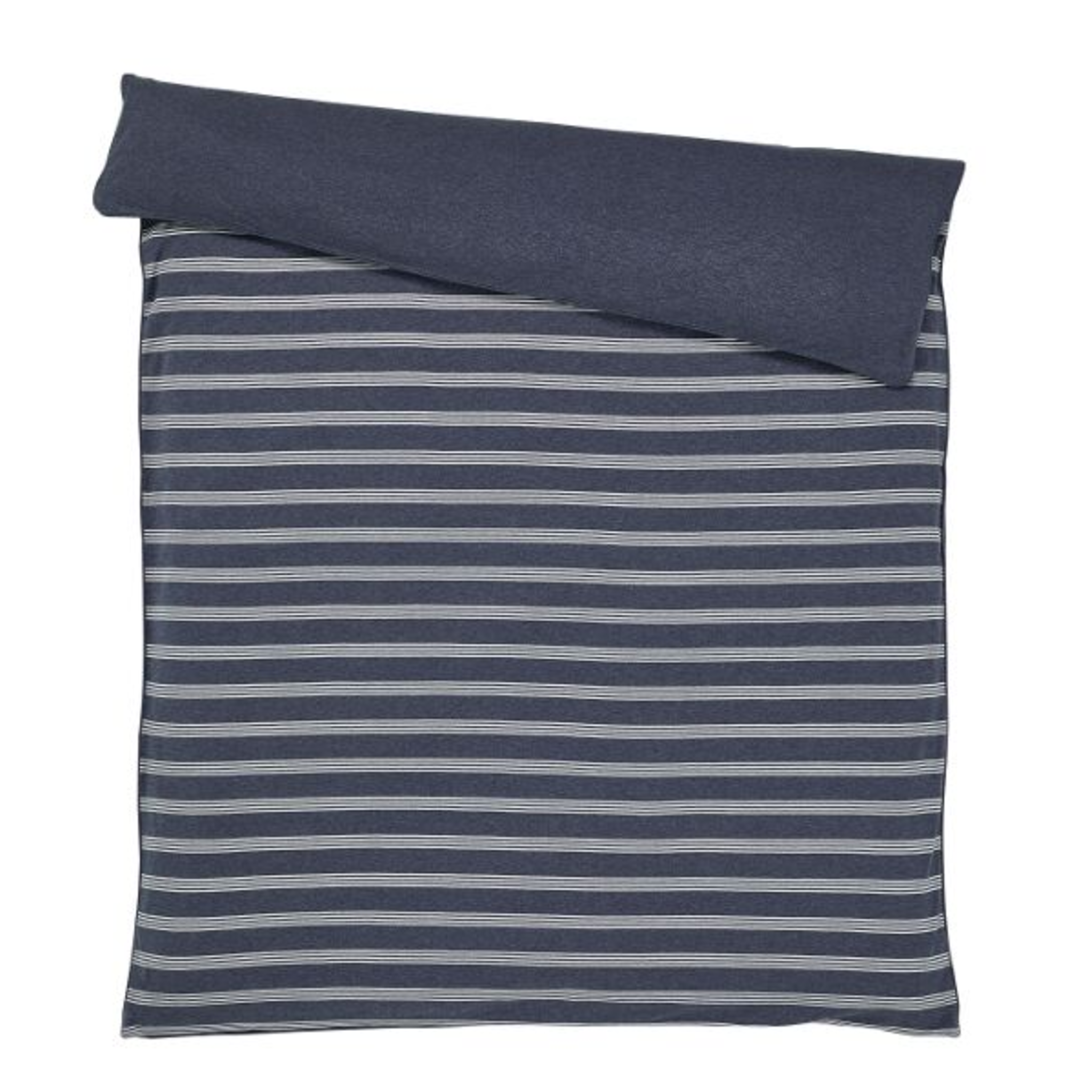 Housse de couette en jersey chiné double face 160x210cm