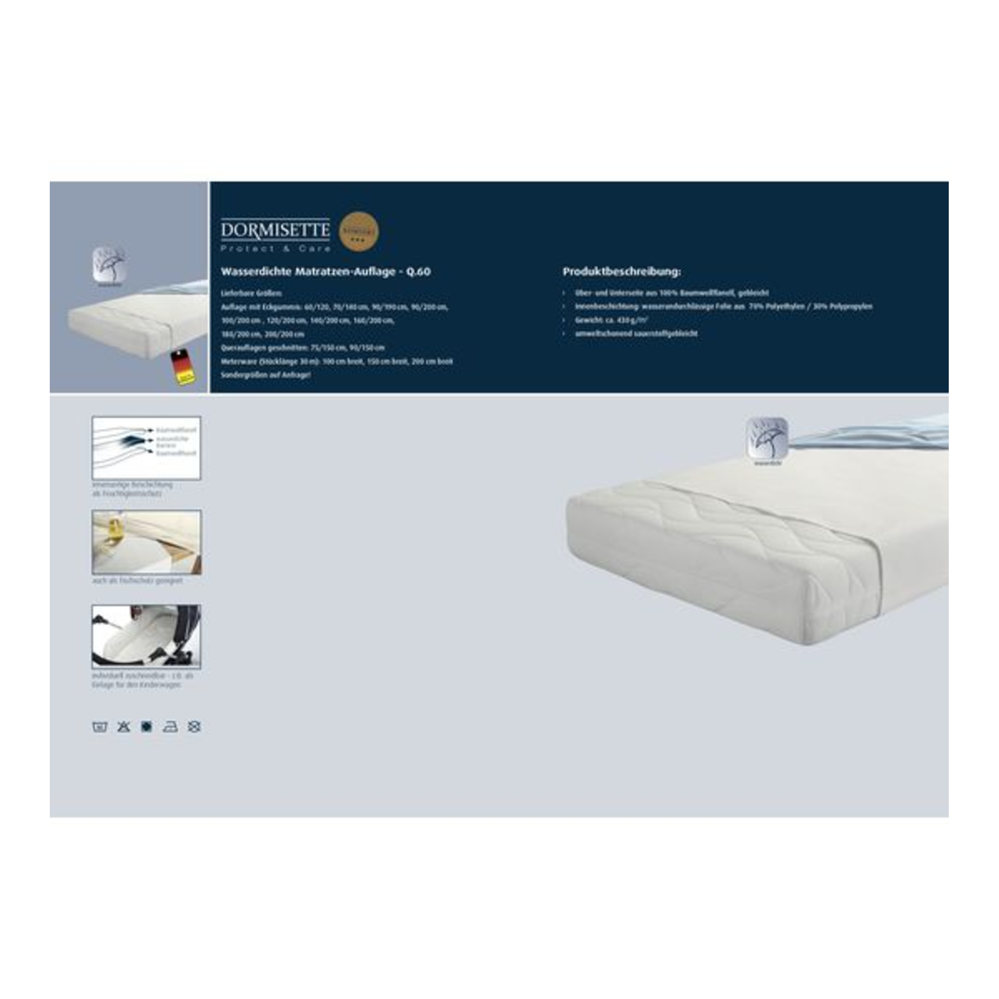 Coussin confort 90 x 200 cm blanc