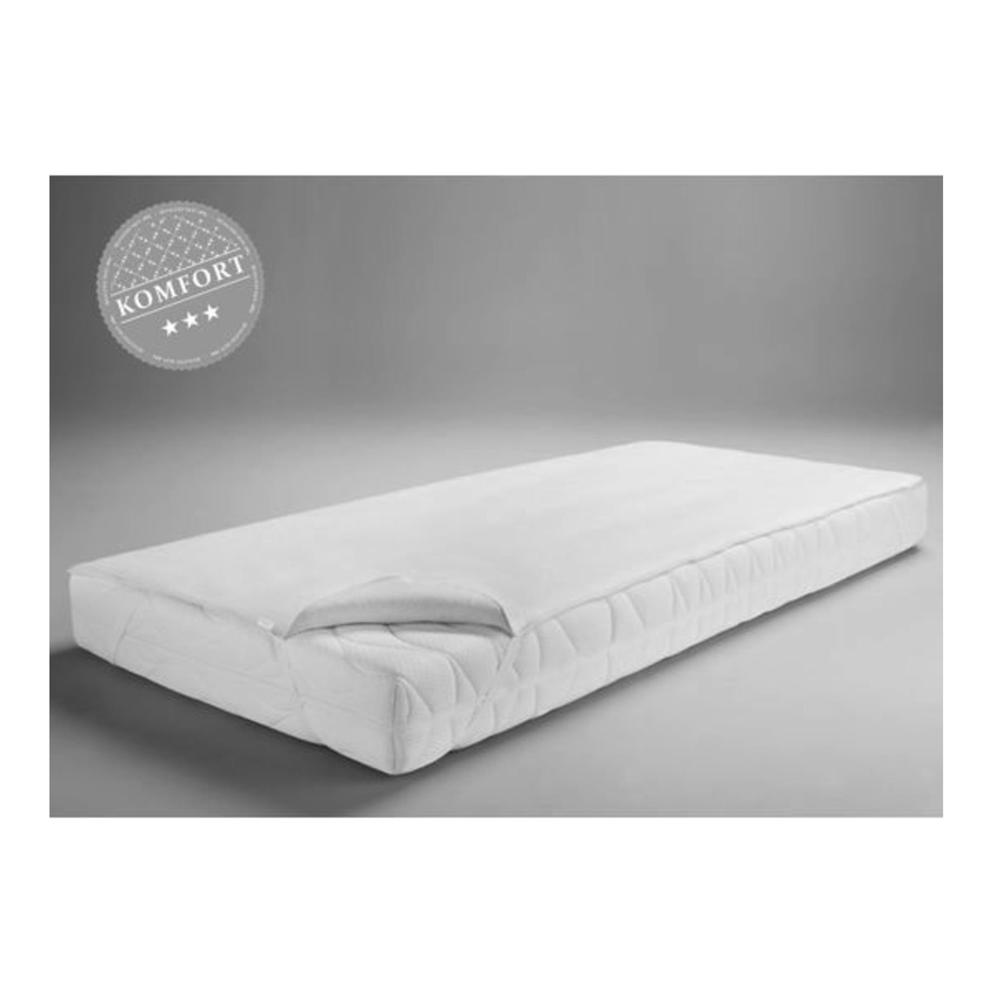 Coussin confort 90 x 200 cm blanc