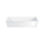 Weiße rechteckige Gratinform aus Porzellan, 34x22 cm, ASA Selection – ideal zum Backen und Überbacken