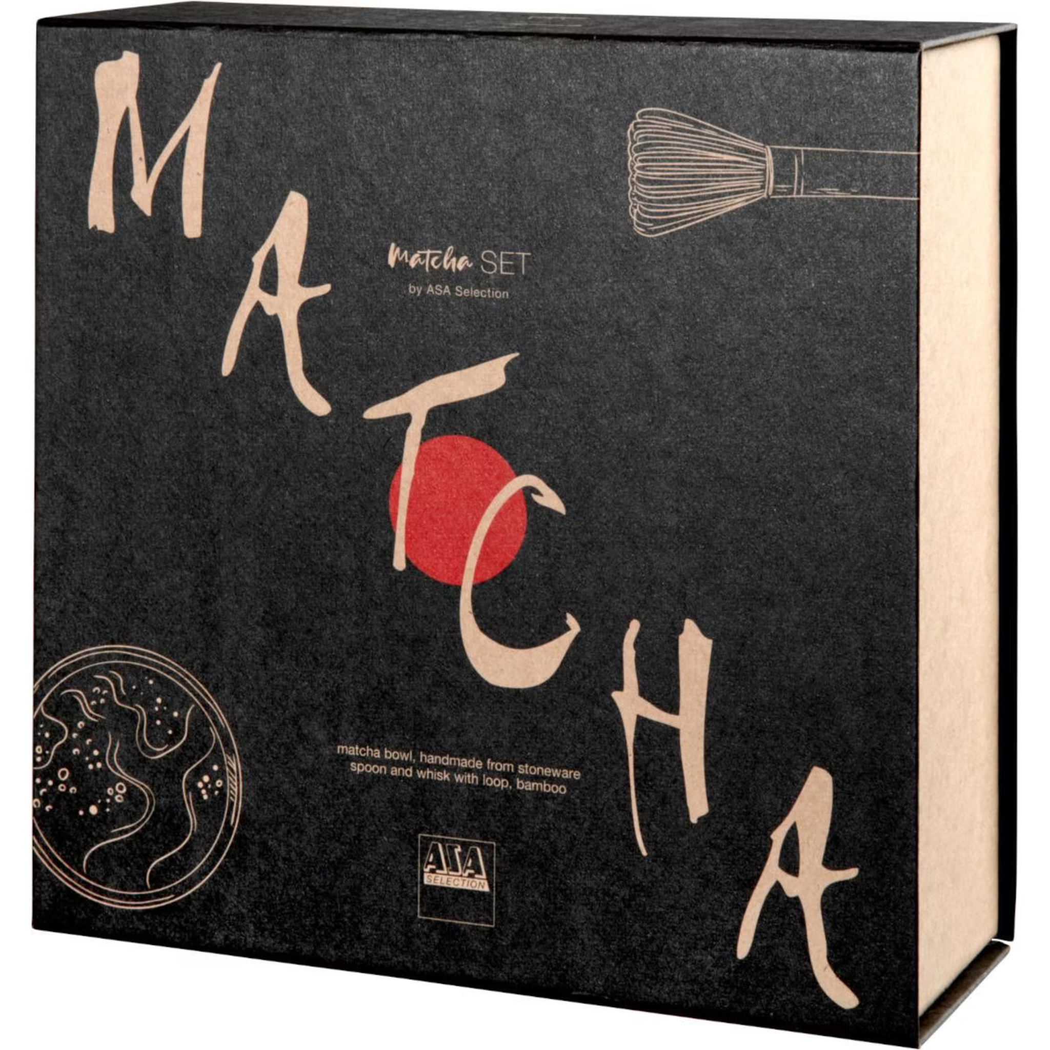 Service à thé Matcha Hasu brillant dans une boîte cadeau