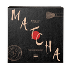 ASA Selection Matcha Set Geschenkbox schwarz mit Schriftzug, Steinzeug-Schale, Bambus-Besen und Löffel