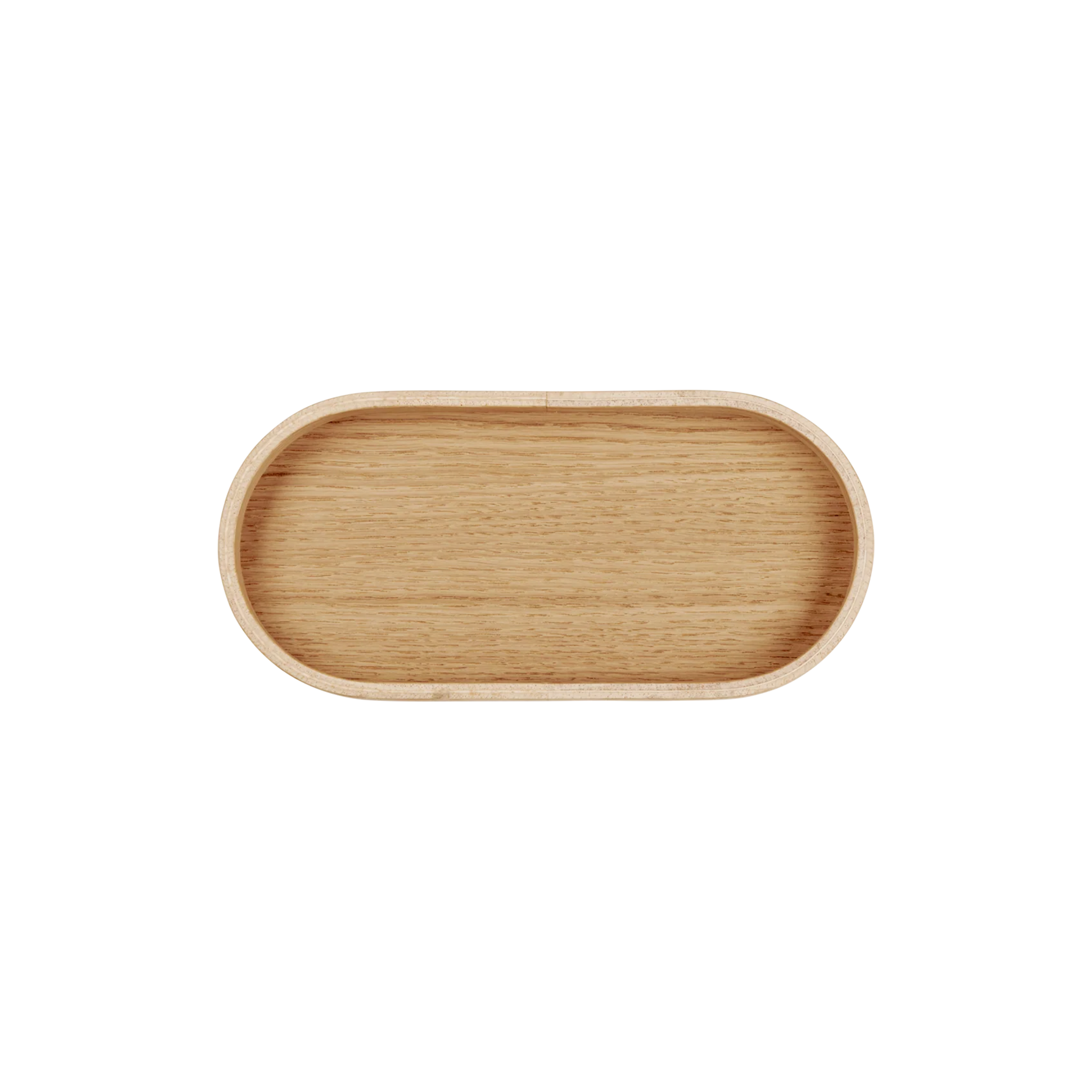 Plateau ovale en bois 23 cm