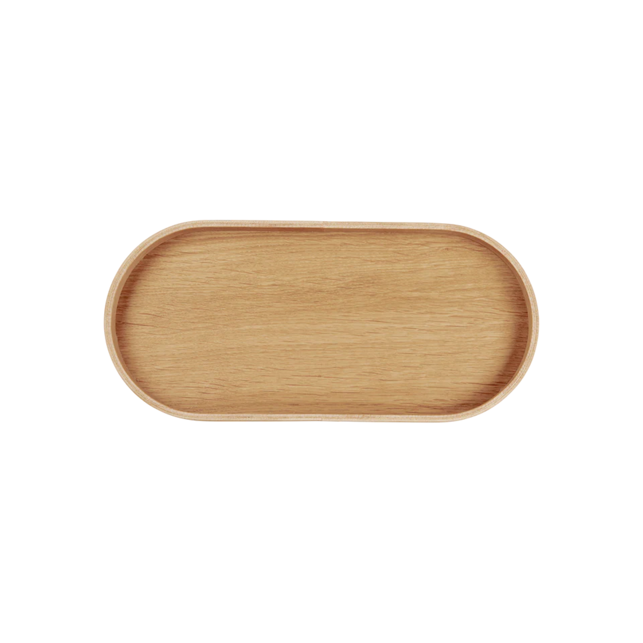 Plateau ovale en bois 35,5