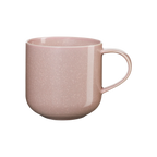 ASA Henkelbecher Hanami in Rosa – elegante Keramiktasse mit Sprenkel-Muster und geschwungenem Griff