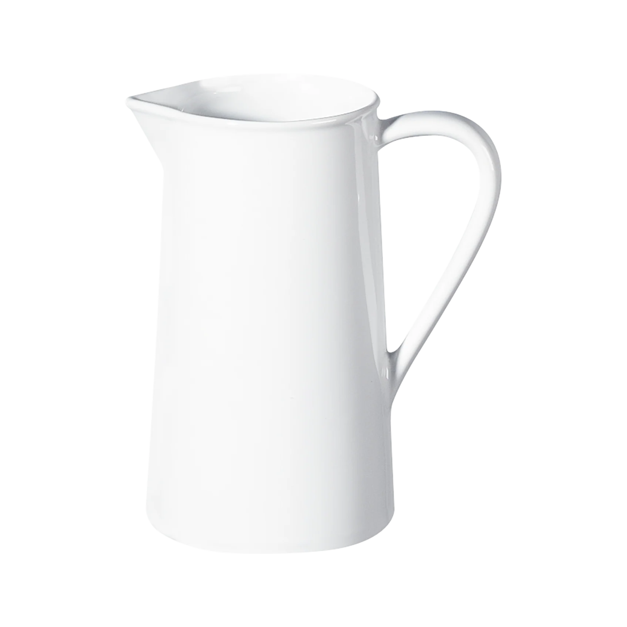 Pichet en porcelaine blanche 1L