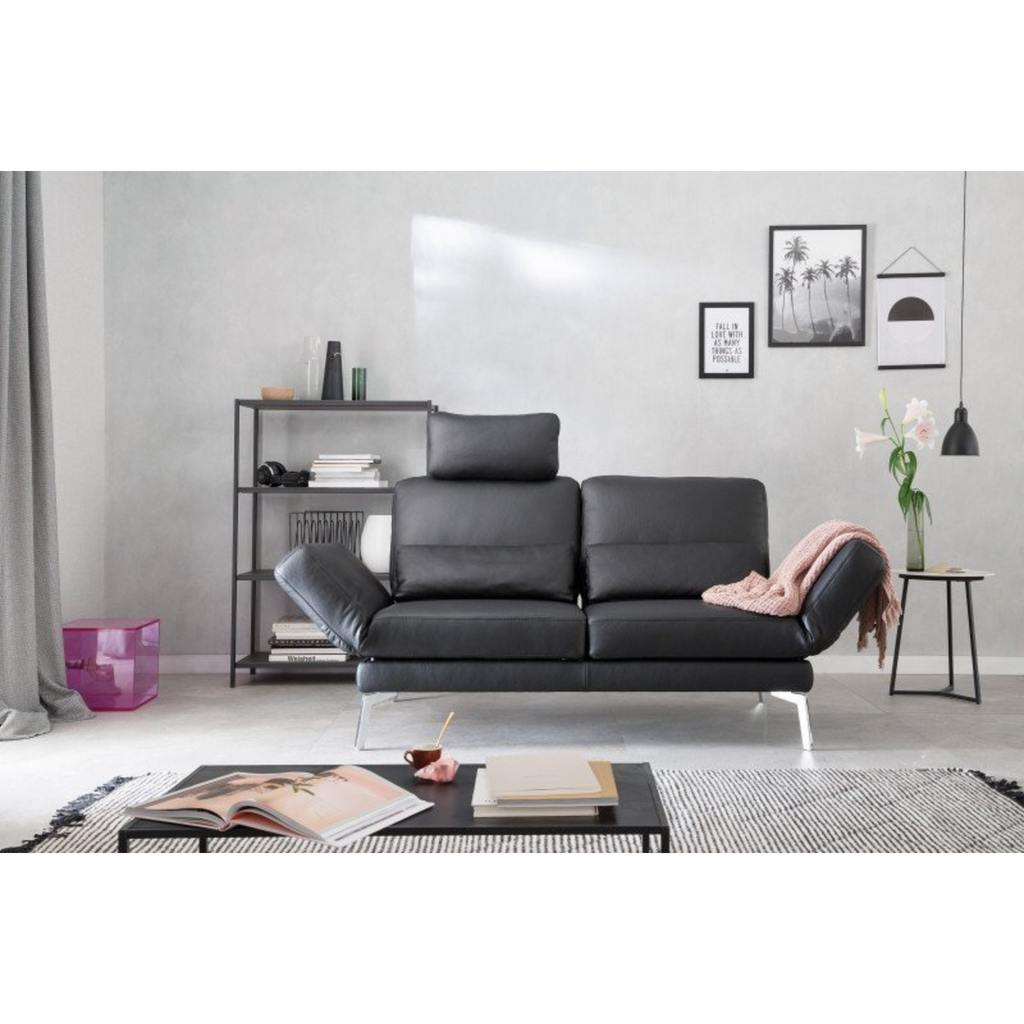 Funktions-Sofa Leder 2-Sitzer