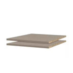 Rauch Black Einlegeböden 2er-Set in Grau, 50cm breit, für Kleiderschrank