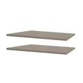 Rauch Black 2er-Set Tablare 100cm in Betonoptik grau für Kleiderschrank