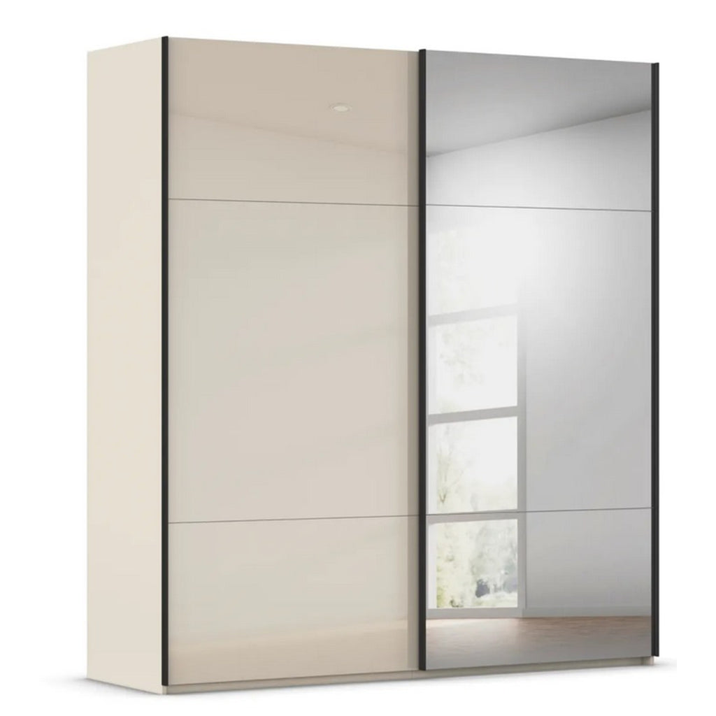 Armoire Saretto à portes coulissantes avec miroir