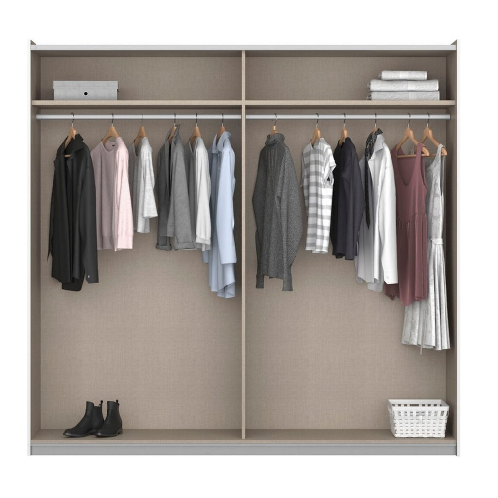 Schwebetürenschrank Kronach weiss