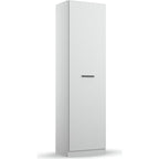 Rauch Allrounder Apothekerschrank Weiß – schmaler Hochschrank mit schwarzem Griff, modernes Design