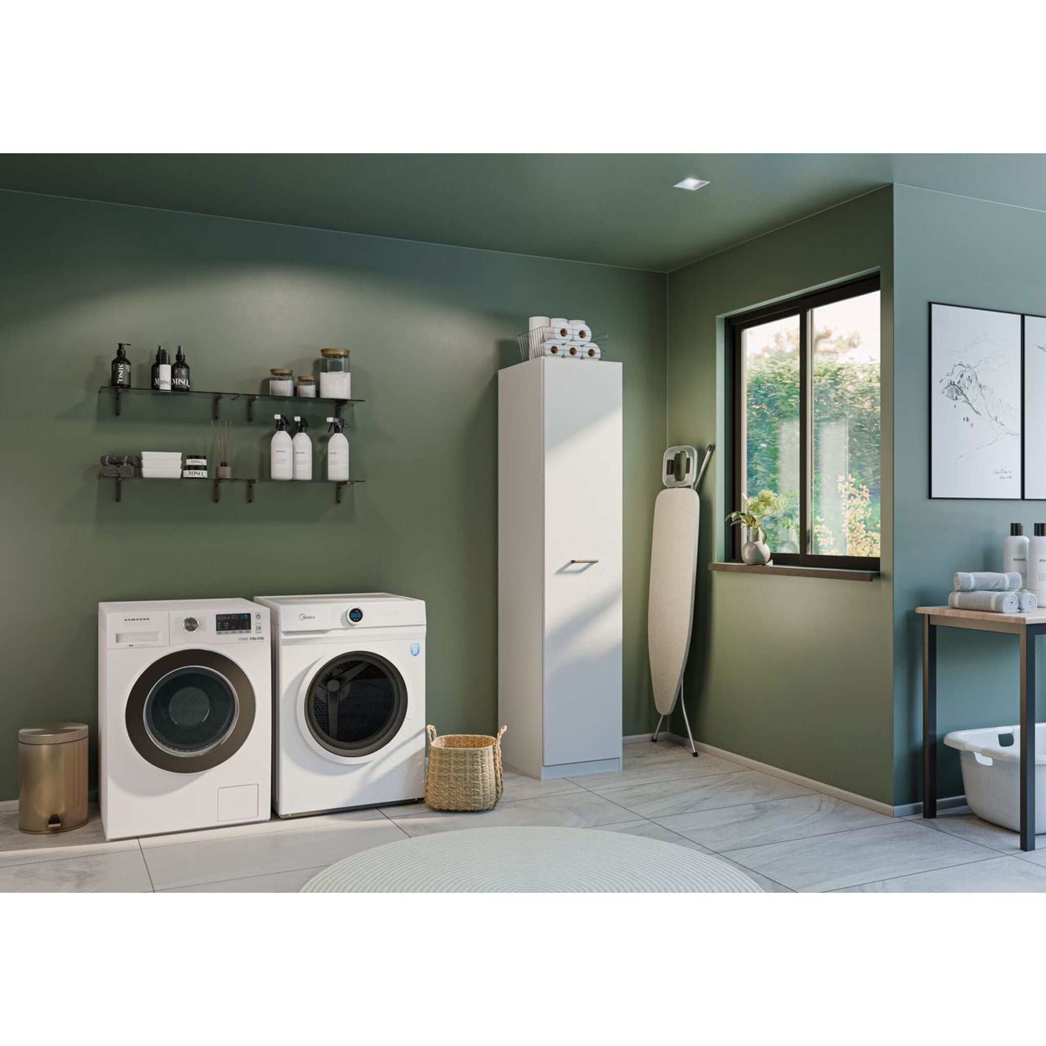 Armoire d'apothicaire - armoire à provisions polyvalente