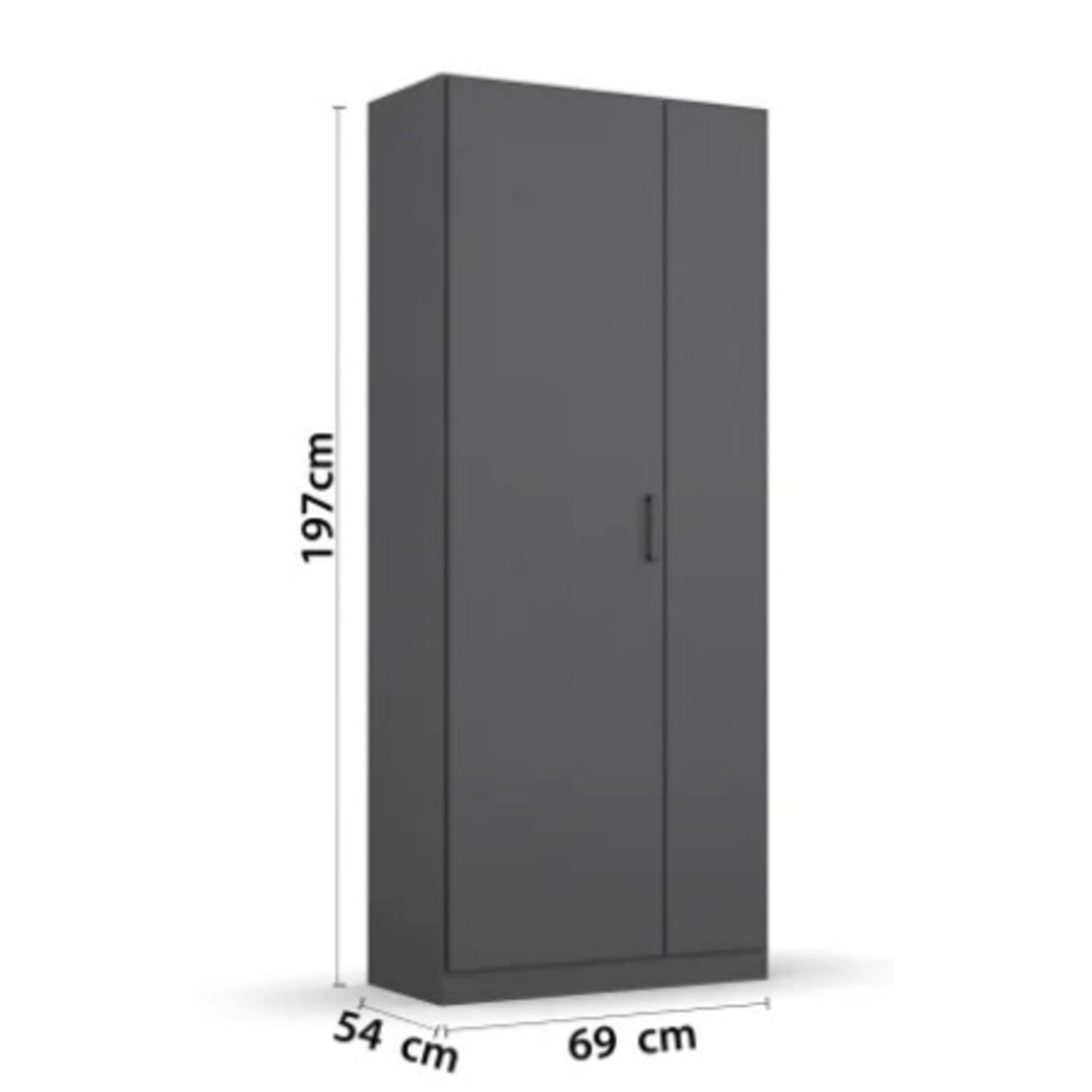 Armoire polyvalente à 2 portes