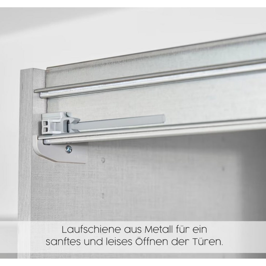 Élégante armoire à portes coulissantes à 2 portes Malva