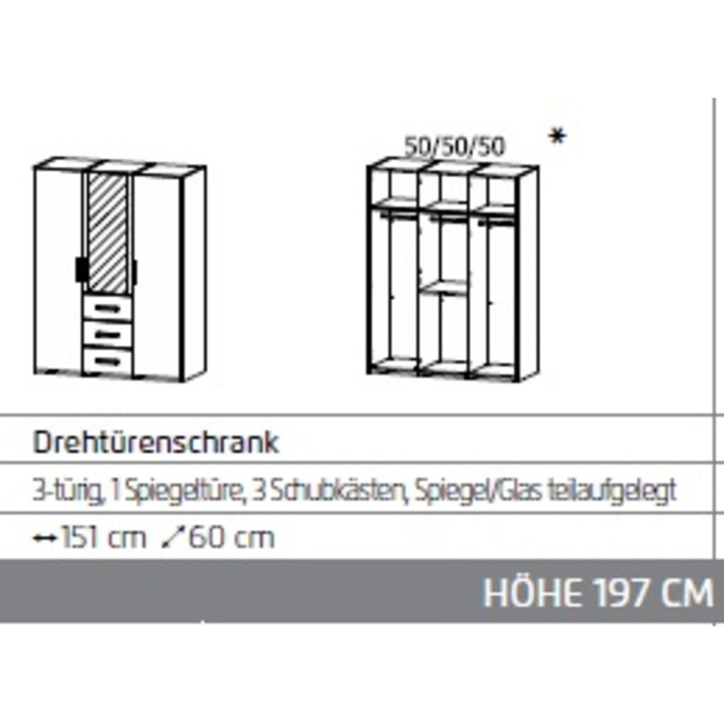 Armoire Evea à 3 portes