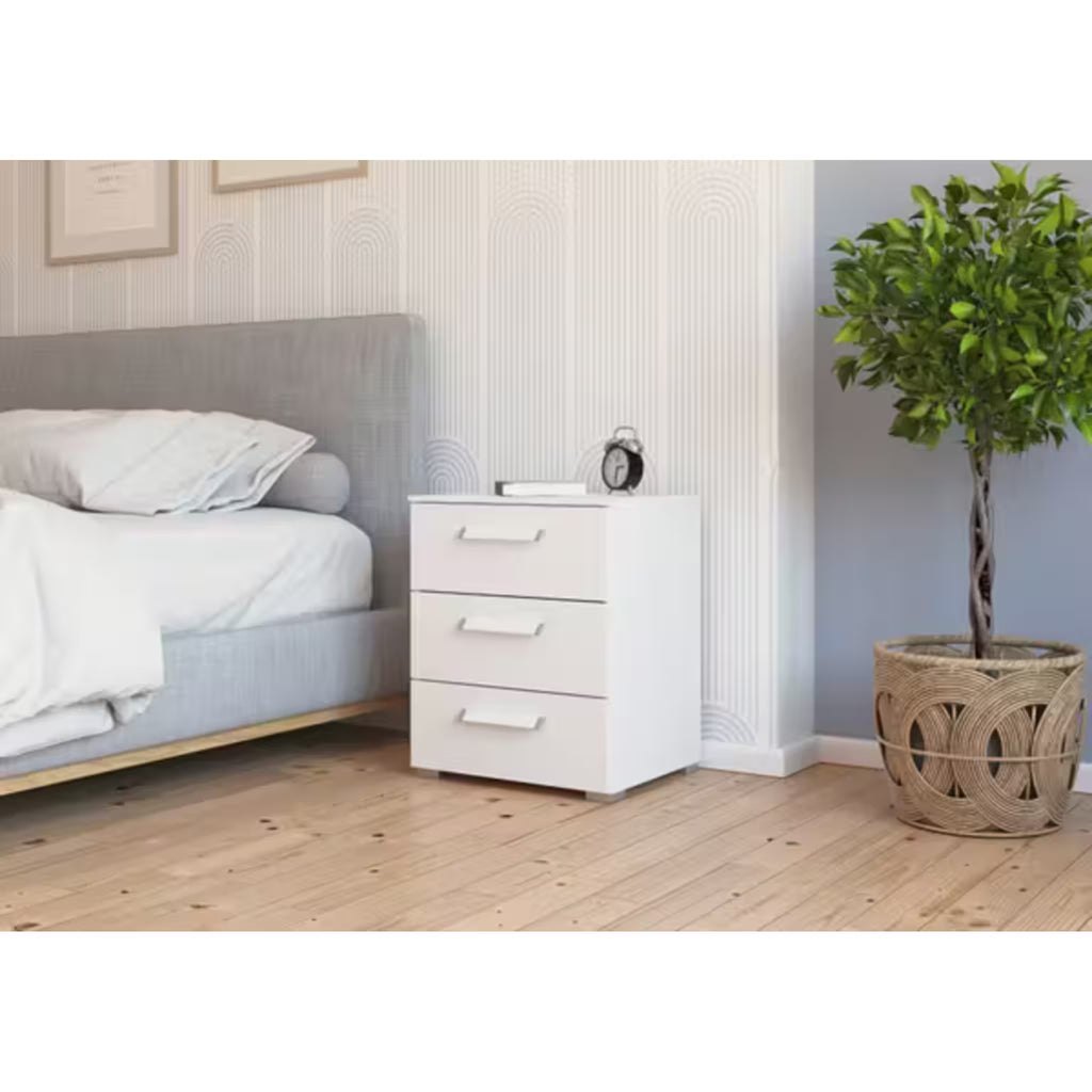 Table de chevet Evea à 3 tiroirs