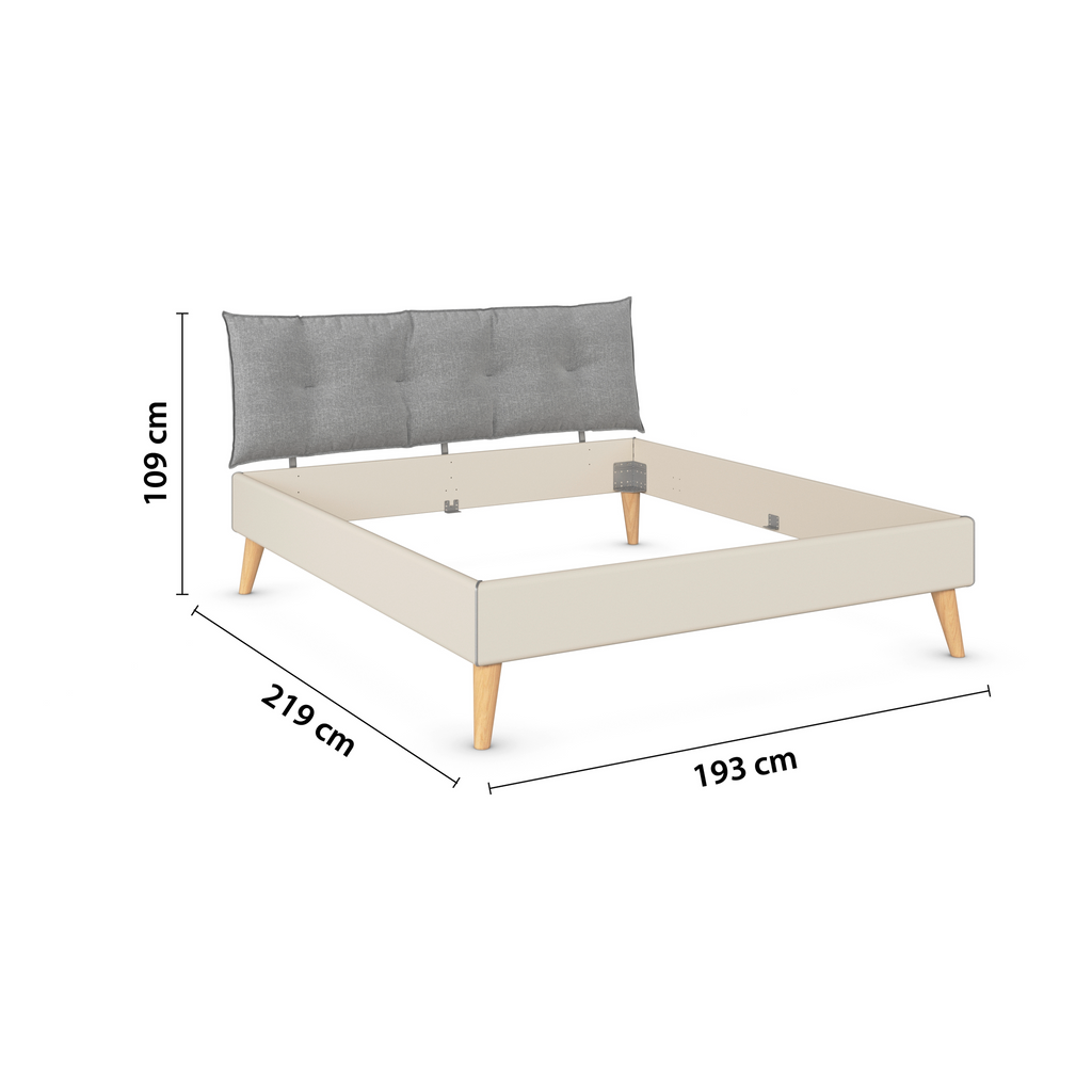 Lit scandinave 180x200